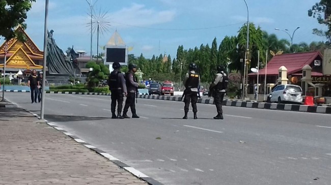 Dua Korban Serangan Teroris di Riau Pulang dari RS Bhayangkara