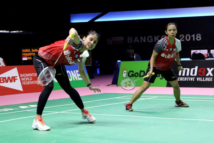 Della/Rizki tak Berdaya, Indonesia Takluk dari Tiongkok