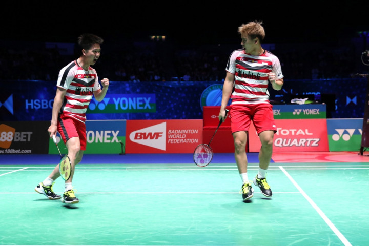 Kevin/Marcus Menang, Indonesia vs Korsel Sementara Imbang 1-1