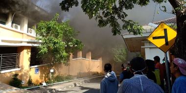 Gudang RSUD Bangil Terbakar