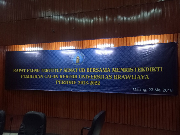 Suara Rektor Terpilih Terpaut Jauh dengan Petahana