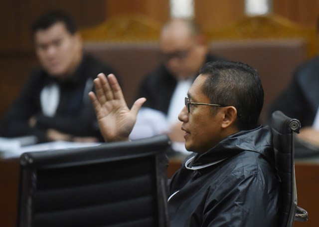 Anas Urbaningrum. Foto: Antara/ Akbar Nugroho Gumay