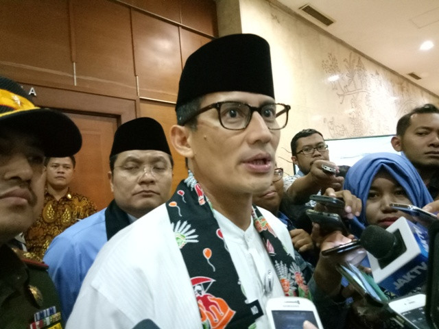 Wakil Gubernur DKI Jakarta Sandiaga Salahuddin Uno--Medcom.id/Siti Yona Hukmana