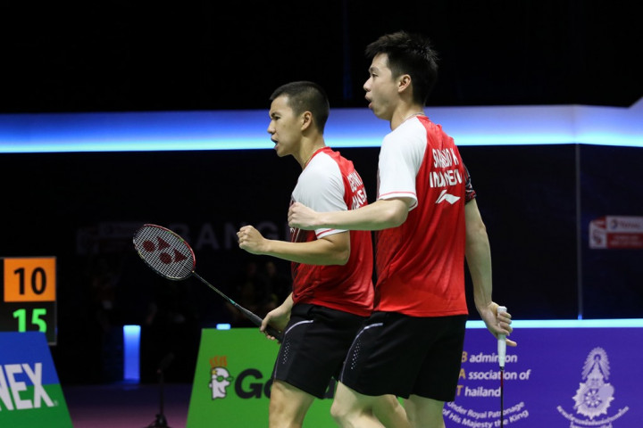 Berkat Kevin/Marcus, Indonesia Imbang Sementara dengan Tiongkok