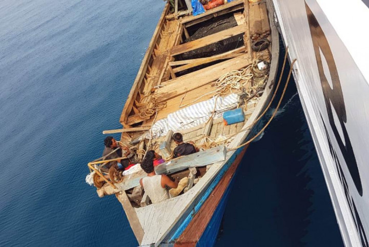 Bakamla Tangkap Kapal Pencuri Kabel Bawah Laut