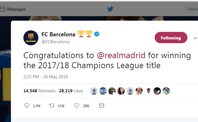 Selamat Real Madrid, Semangat Loris Karius!