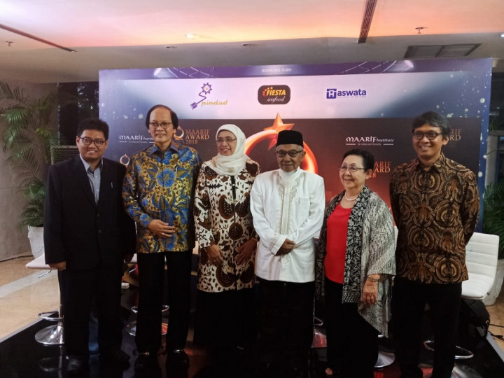 Pejuang Toleransi Maumere Terima Penghargaan Maarif Award 2018