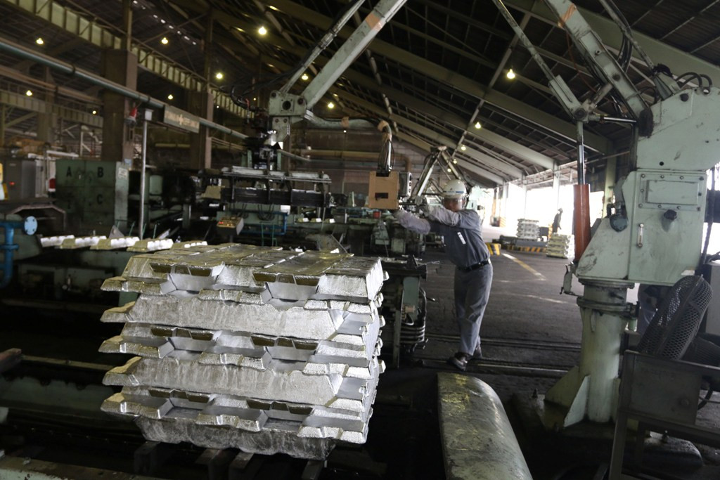 Tempat produksi Inalum. (FOTO: ANTARA/Irsan)