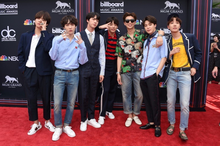 K-Pop boyband BTS is one of South Korea's best known and most lucrative musical exports. (Photo:AFP/Lisa O'Connor)