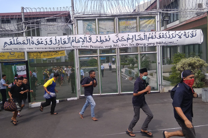 Lapas Narkotika Yogyakarta Lakukan Simulasi Antisipasi Letusan Merapi