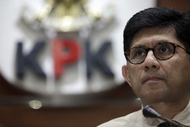 Wakil Ketua KPK Laode M Syarif. Foto: MI/Rommy Pujianto