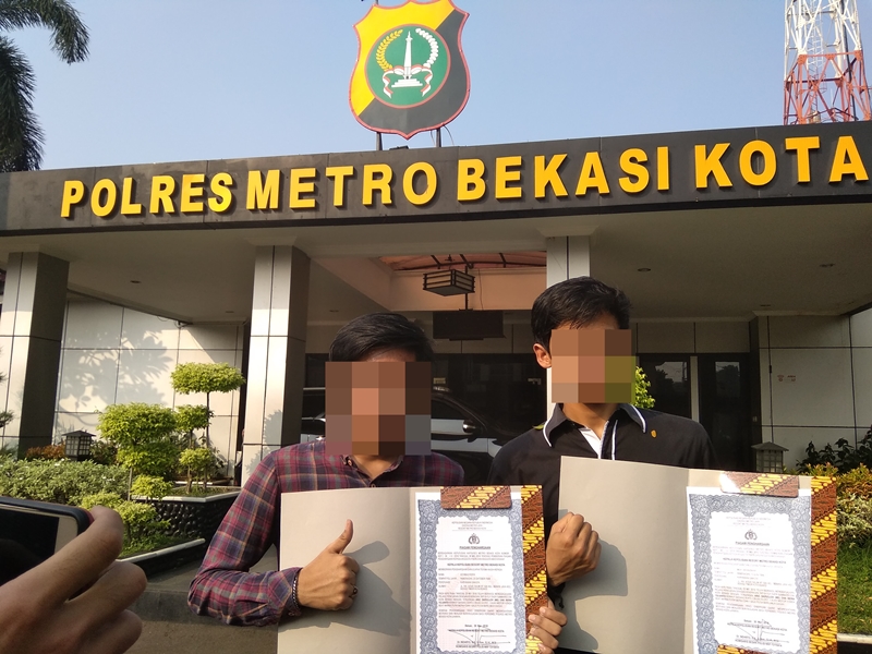 Dua korban begal yang melakukan perlawanan, Ahmad Rofiki (kiri, baju merah) dan Moh Irfan Bahri (kanan, hitam). Medcom.id/Antonio