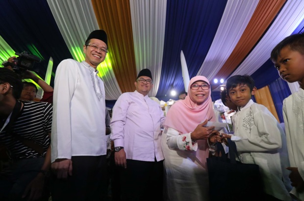 Ini Kegembiraan Para Penerima Santunan dari bank bjb