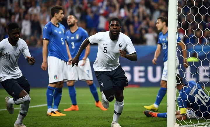 Timnas Prancis Menang Telak atas Italia