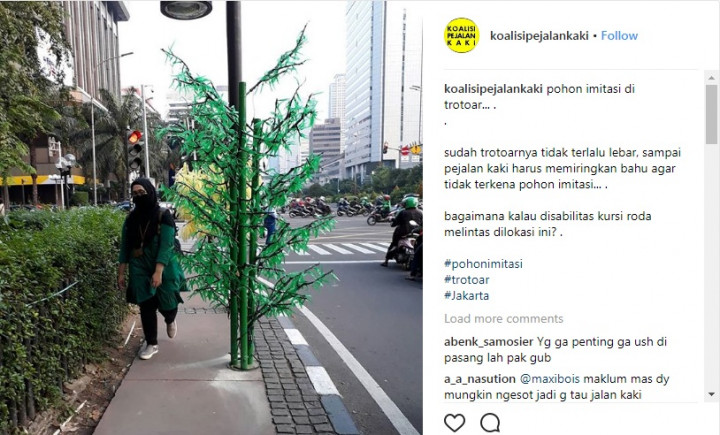 Pemprov DKI Cari Lokasi Lain untuk Pasang Pohon Hias
