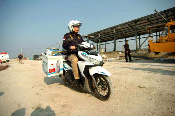 Menteri ESDM Jajal Motor Penjual BBM