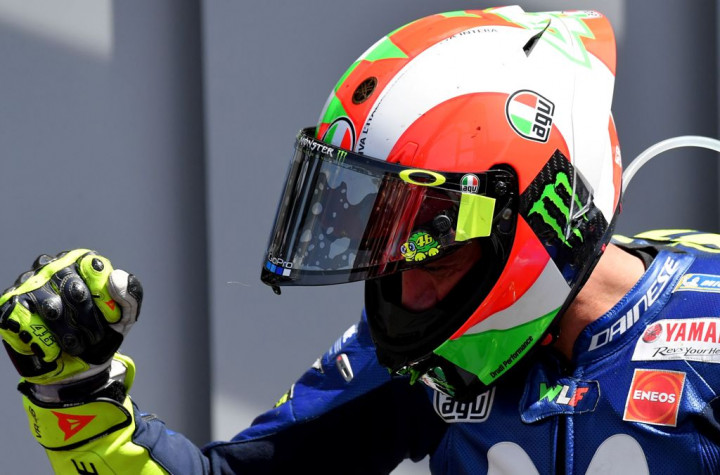 Valentino Rossi Puas Naik Podium Tiga di MotoGP Italia