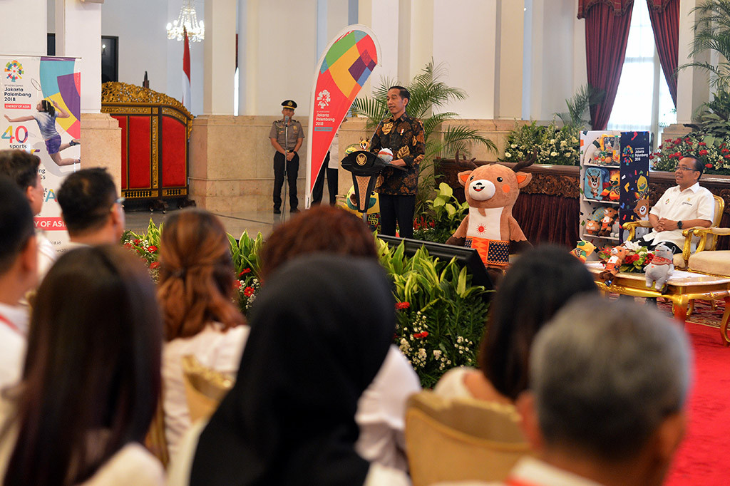 Jokowi Gaet Artis dan Vlogger 'Demamkan' Asian Games