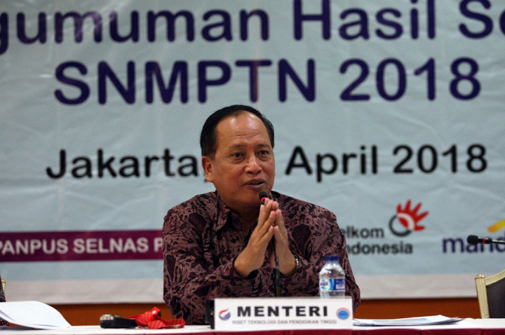 Menristekdikti Sebut tak Perlu Aturan Baru Halau Radikalisme di Kampus