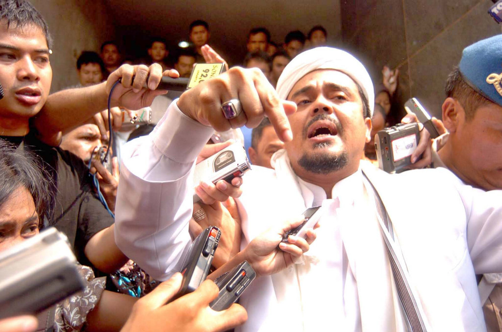Ketua FPI Rizieq Shihab/ANT/Jefri Aries
