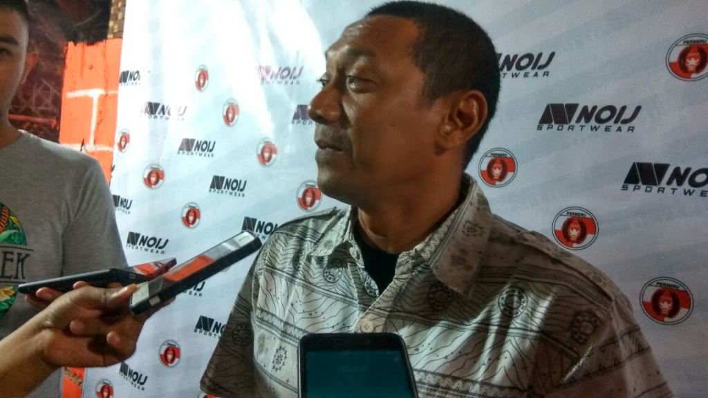 Pelatih Perseru Serui, I Putu Gede. (Foto: medcom.id/Daviq Umar)