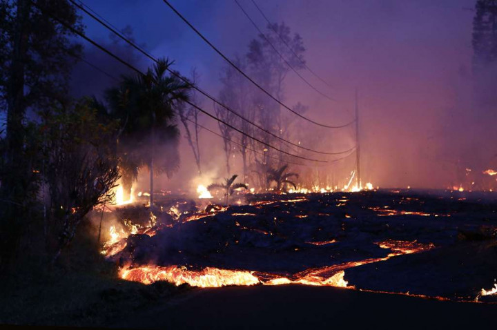 Danau Terbesar Hawaii Kering Akibat Lava