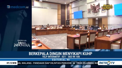 Berkepala Dingin Menyikapi KUHP