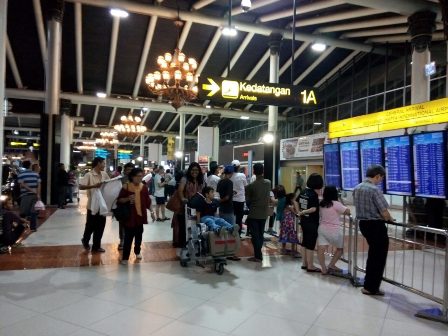 Suasana Terminal 1 Bandara Soekarno-Hatta, Sabtu (9/6/2018). Medcom.id/Farhan Dwitama