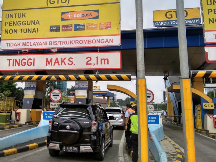 109 Ribu Kendaraan Melintas di GT Cikarang Utama