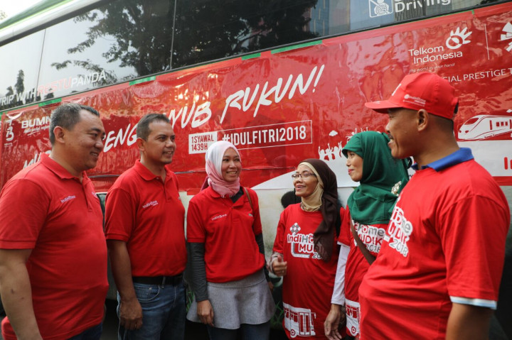 TelkomGroup Fasilitasi Ribuan Pemudik Pulang Kampung Aman dan Nyaman