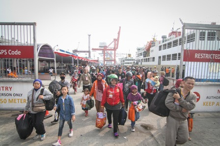 Puncak Mudik di Tanjung Priok H-2 Idulfitri