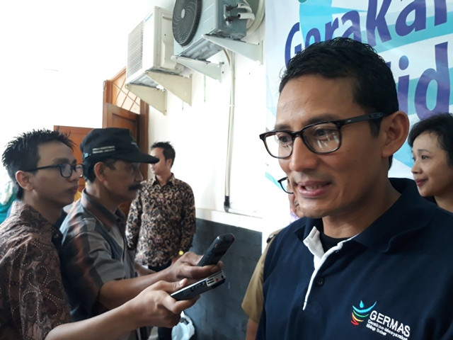 Wakil Gubernur DKI Jakarta Sandiaga Uno. Foto: Medcom.id/Sunnamaholomi Halakrispen.