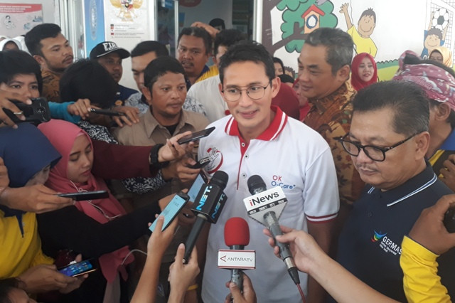 Wakil Gubernur DKI Jakarta Sandiaga Uno. Foto: Medcom.id/M Sholahadhin Azhar.