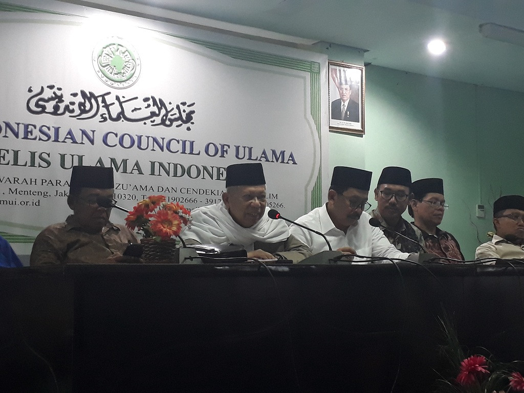 Konfrensi Pers MUI - Medcom.id/M Sholahadhin Azhar.  