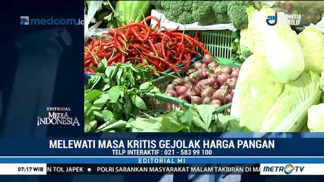 Melewati Masa Kritis Gejolak Harga Pangan