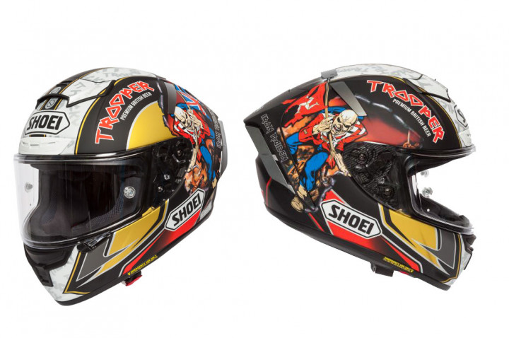 Shoei X-Spirit III, Helm untuk Penggemar Iron Maiden