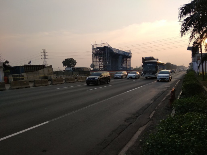 Kemacetan di Tol Japek Mulai Terurai