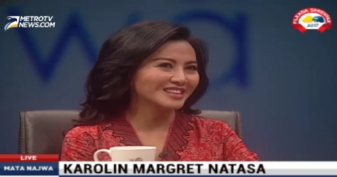 Calon Gubernur Kalimantan Barat Karolin Margret Natasa