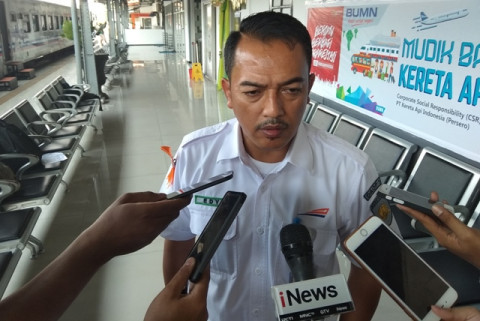 Kepala Humas Daops 1 PT KAI Edy Koeswoyo--Medcom.id/Whisnu