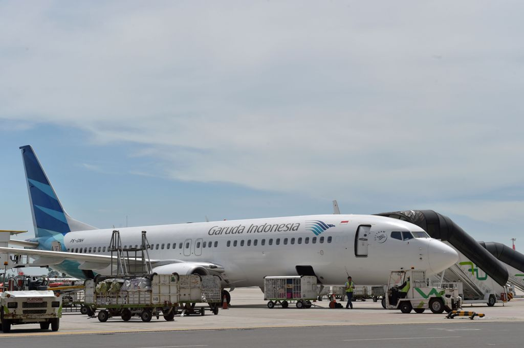 Maskapai penerbangan Garuda Indonesia salah satu yang dicabut larangannya. (Foto: AFP)