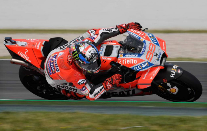 Rossi Merosot, Lorenzo Tercepat di Sesi Latihan Bebas Kedua