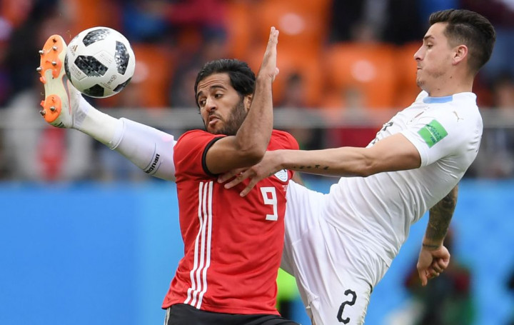 Gol Gimenez Bantu Uruguay Bungkam Mesir