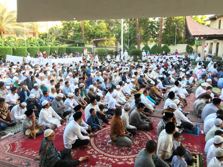 KJRI Jeddah Gelar Salat Id Bersama WNI