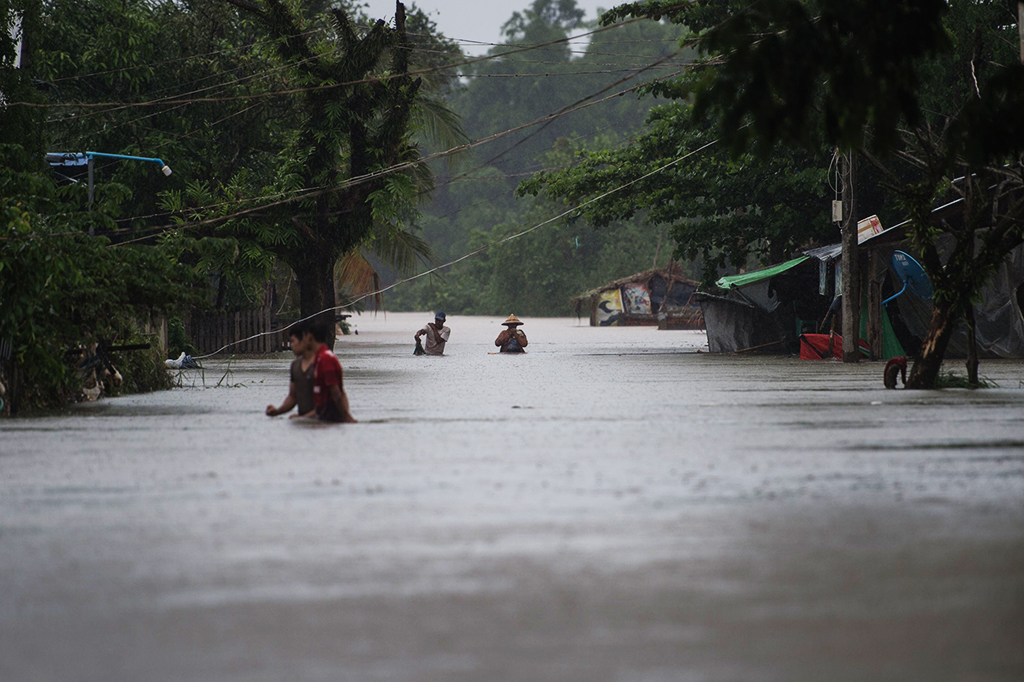 Banjir Terjang 10 Wilayah di Myanmar, 11 Tewas