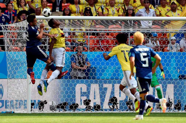 Diwarnai Kartu Merah, Kolombia Kontra Jepang Masih Sama Kuat