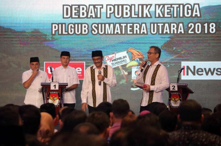 Pengeras Suara pada Debat Pilgub Sumut Bermasalah