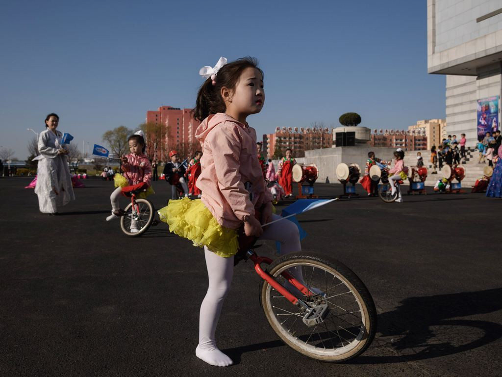 Anak-anak Korea Utara. (Foto: AFP).