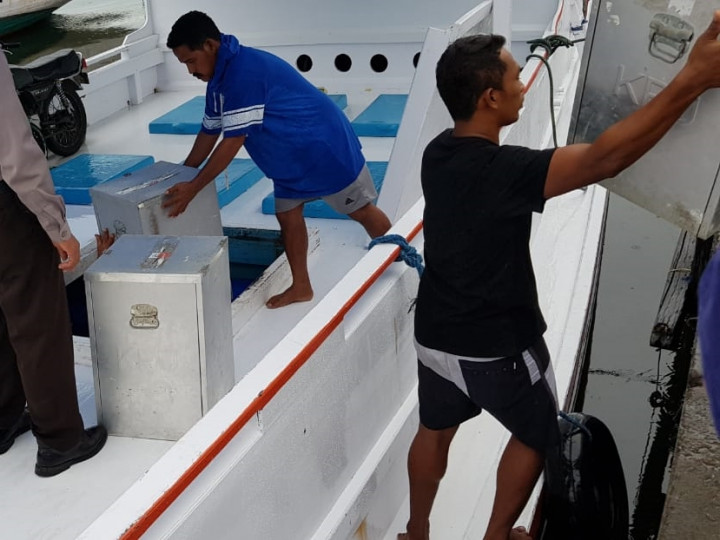Logistik Pilgub Sulsel untuk Daerah Terluar Dikirim