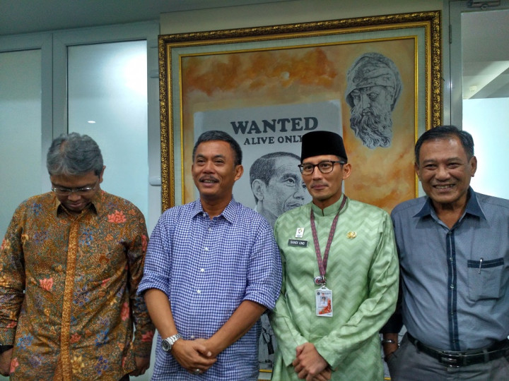 Sandiaga Menemui Prasetyo Bahas Tanah Abang