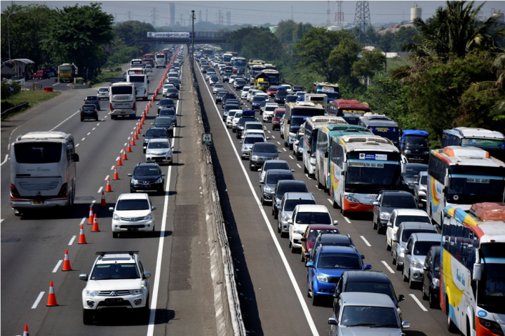<i>Contra Flow</i> Diberlakukan di Tol Japek Arah Jakarta